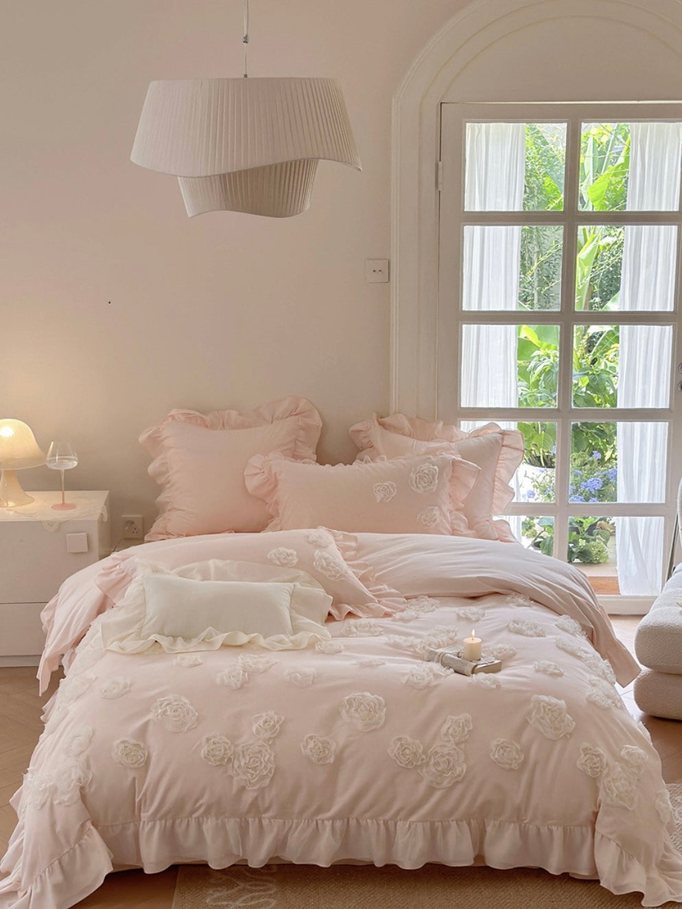 BELLA | Bed Linen Set - Pink