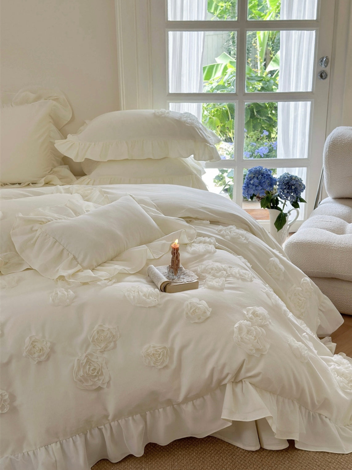 BELLA | Bed Linen Set - White