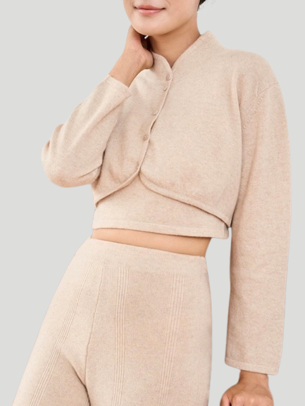 ARTEMIS | Cashmere Cropped Top