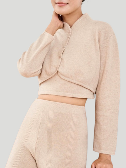 ARTEMIS | Cashmere Cropped Top