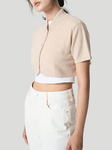 ARTEMIS | Cashmere Cropped Top