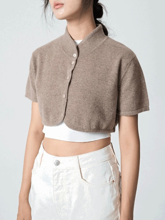 ARTEMIS | Cashmere Cropped Top