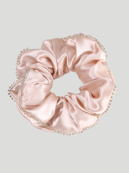 Diamondwear Silk Scrunchies 4PC Set