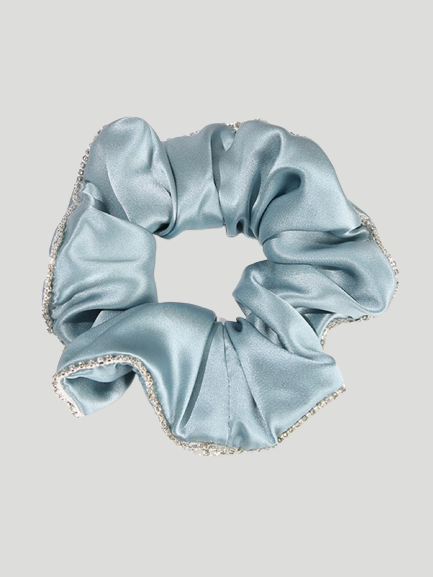 Diamondwear Silk Scrunchies 4PC Set