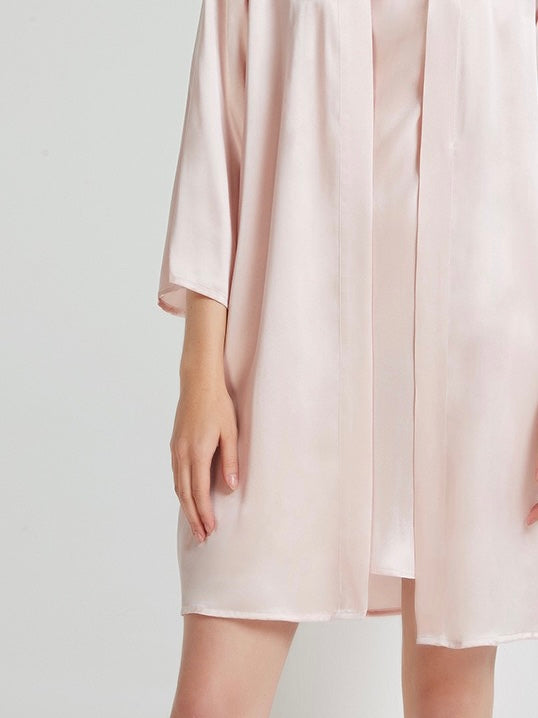 silk loungewear; nightwear