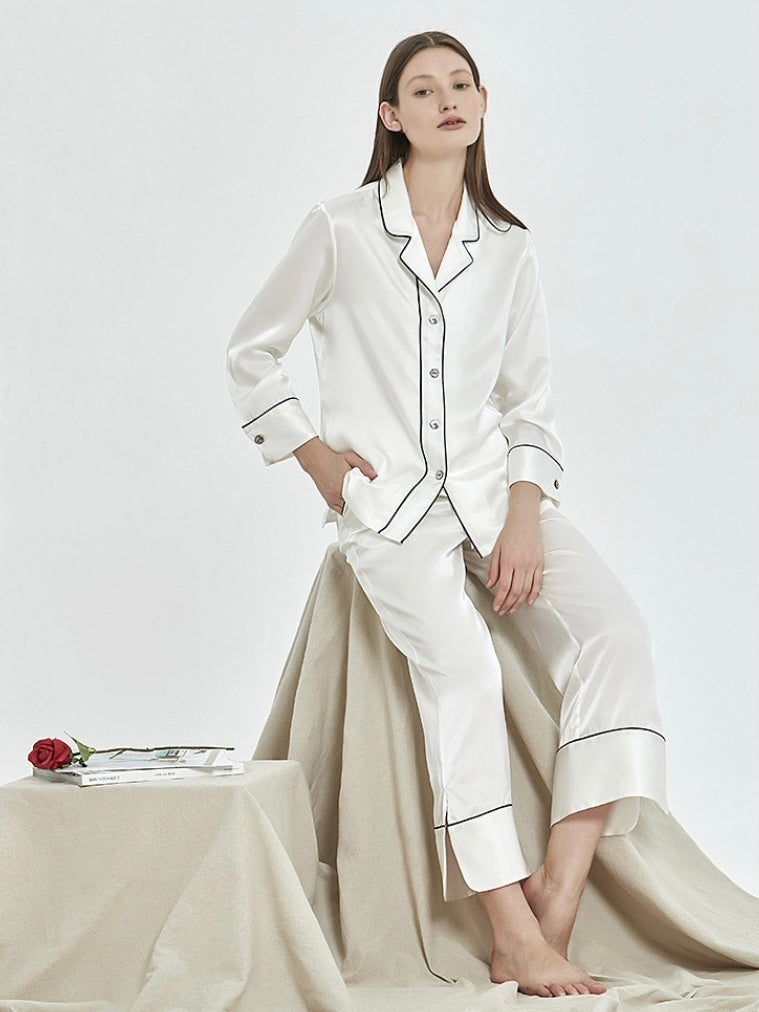 Silk Pyjama set; night wear; luxury