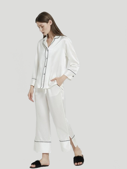 Loungewear; Silk Pyjama set; nightwear; luxury