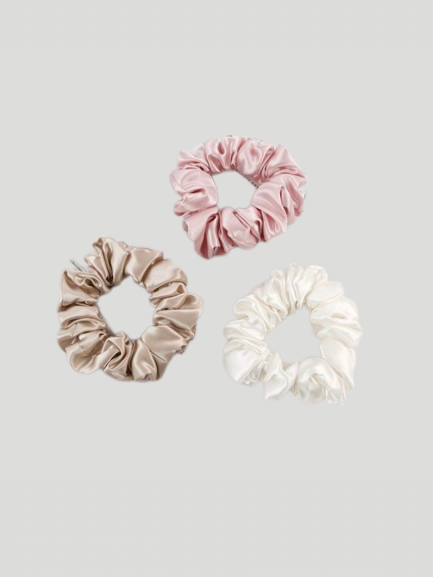 SERESAN | Large Silk Scrunchies Set