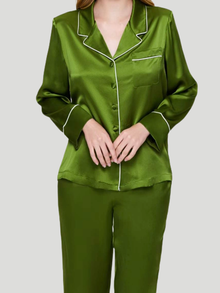 silk pyjamas set