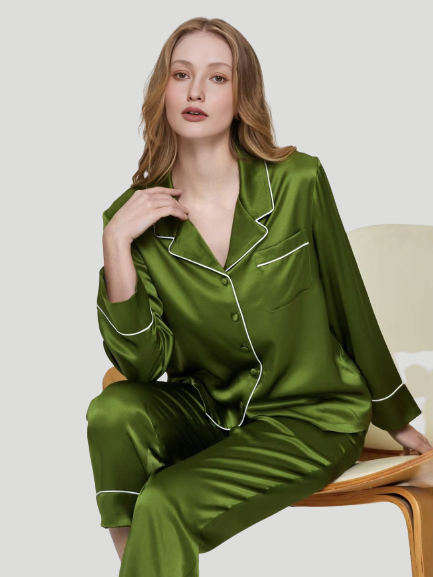 silk pyjamas set