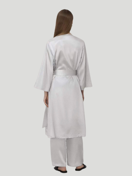 Silk Robe; nightwear